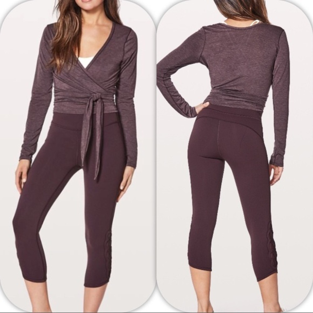 Lululemon Tied To It Wrap Top 4/6